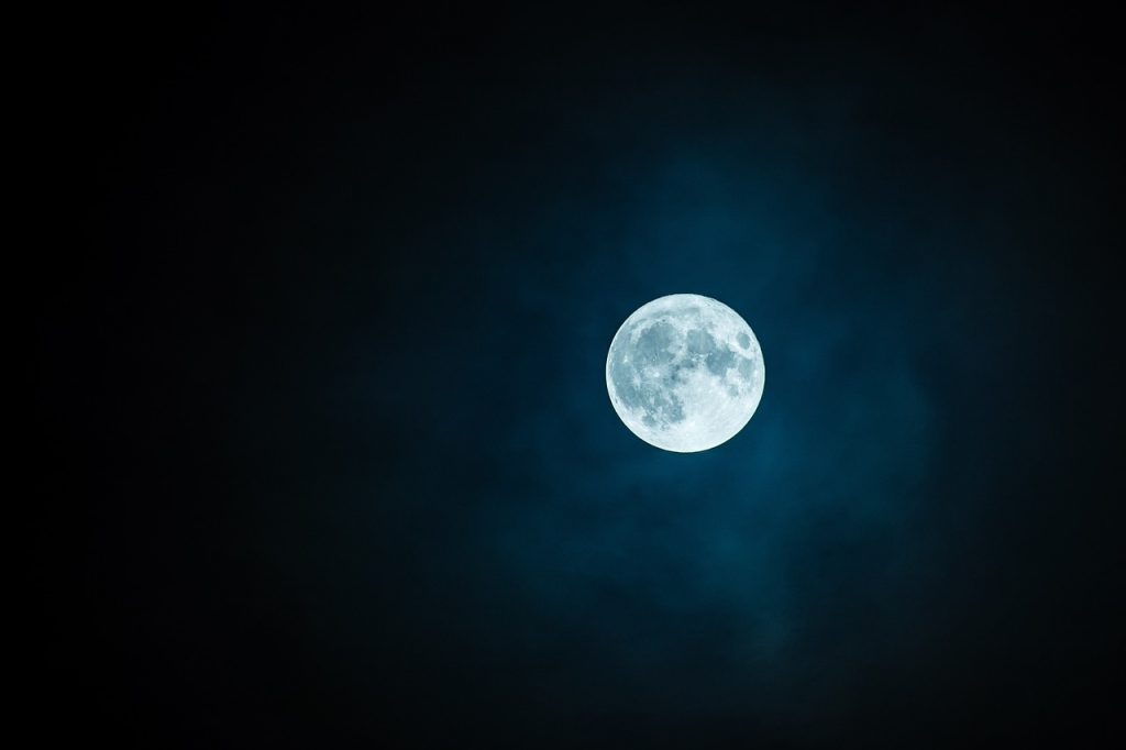 moon, full moon, sky, night sky, lunar, moonlight, nature, night, scenery, black sky, dark sky, luna